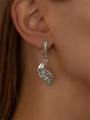 Серьги из серебра с филигранью 2386