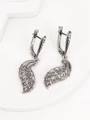 Серьги из серебра с филигранью 2386