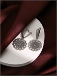 Серьги из серебра с филигранью 2392