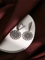 Серьги из серебра с филигранью 2392