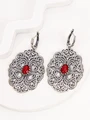 Серьги из серебра с кораллом 2430