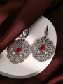 Серьги из серебра с кораллом 2430