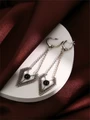 Серьги из серебра с агатом 2437