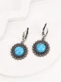 Серьги из серебра с бирюзой 2465