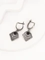 Серьги из серебра с агатом 2953