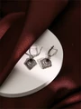Серьги из серебра с агатом 2953