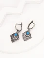 Серьги из серебра с бирюзой 2959