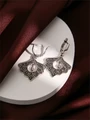 Серьги из серебра с филигранью 3098