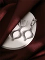 Серьги из серебра с филигранью 3105