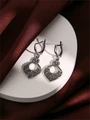 Серьги из серебра с филигранью 3109