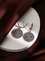 Серьги из серебра с бирюзой 3129