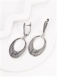 Серьги из серебра с филигранью 3148