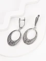 Серьги из серебра с филигранью 3148