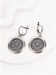 Серьги из серебра с филигранью 3152