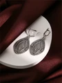 Серьги из серебра с филигранью 3163
