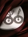 Серьги из серебра с филигранью 3173