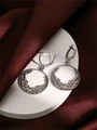 Серьги из серебра с филигранью 3175