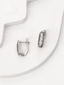Серьги из серебра с филигранью 3178