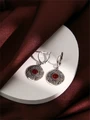 Серьги из серебра с сердоликом 2353