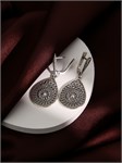 Серьги из серебра с филигранью 2360