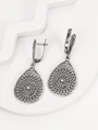 Серьги из серебра с филигранью 2360