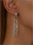 Серьги из серебра в "Этно"  стиле 2383