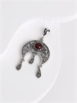 Кулон из серебра с сердоликом 2793