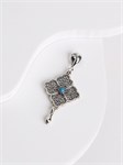 Кулон из серебра с бирюзой 3291