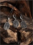 Серьги из серебра Дерево жизни 2094