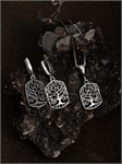 Серьги из серебра Дерево жизни 2094