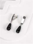 Серьги из серебра с агатом 3250