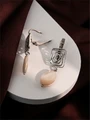Серьги из серебра с барочным жемчугом 3262