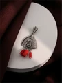 Подвеска из серебра с кораллом 3268