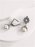 Серьги из серебра с жемчугом 3334