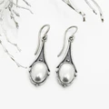 Серьги из серебра с жемчугом 1576
