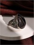 Кольцо из серебра с агатом 1926