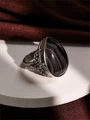 Кольцо из серебра с агатом 1926