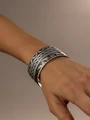 Браслет из серебра с чернением 2208