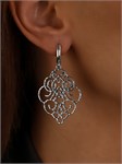 Серьги из серебра в "Этно"  стиле 2367