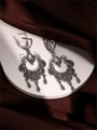 Серьги из серебра с филигранью 2391