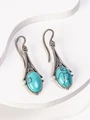 Серьги из серебра с бирюзой 1575