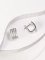 Серьги из серебра с фианитами 3356
