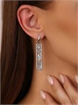 Серьги из серебра в "Этно"  стиле 2402