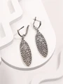 Серьги из серебра с филигранью 2818