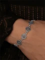 Браслет из серебра с филигранью 1085