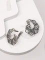 Серьги из серебра этно 2358