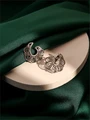 Серьги из серебра этно 2358