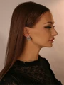 Серьги из серебра этно 2358