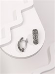 Серьги из серебра с филигранью 2364