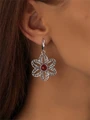 Серьги из серебра с сердоликом 3115